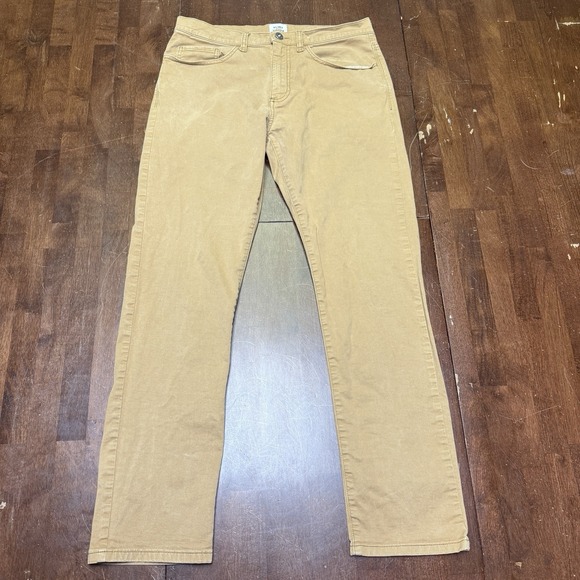 Flint And Tinder 365 Pant Mens 31x30 Tan Khaki Straight Fit Huckberry Minimalist - Picture 1 of 10